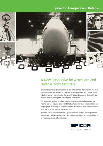 A new perspective for aerospace and defense manufacturers