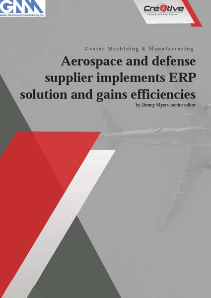 Aerospace and defense supplier implements ERP