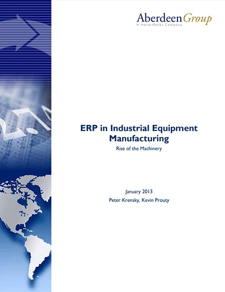 erp in industrial equipment manufacturing information