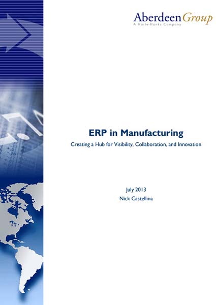 ERP in manufacturing