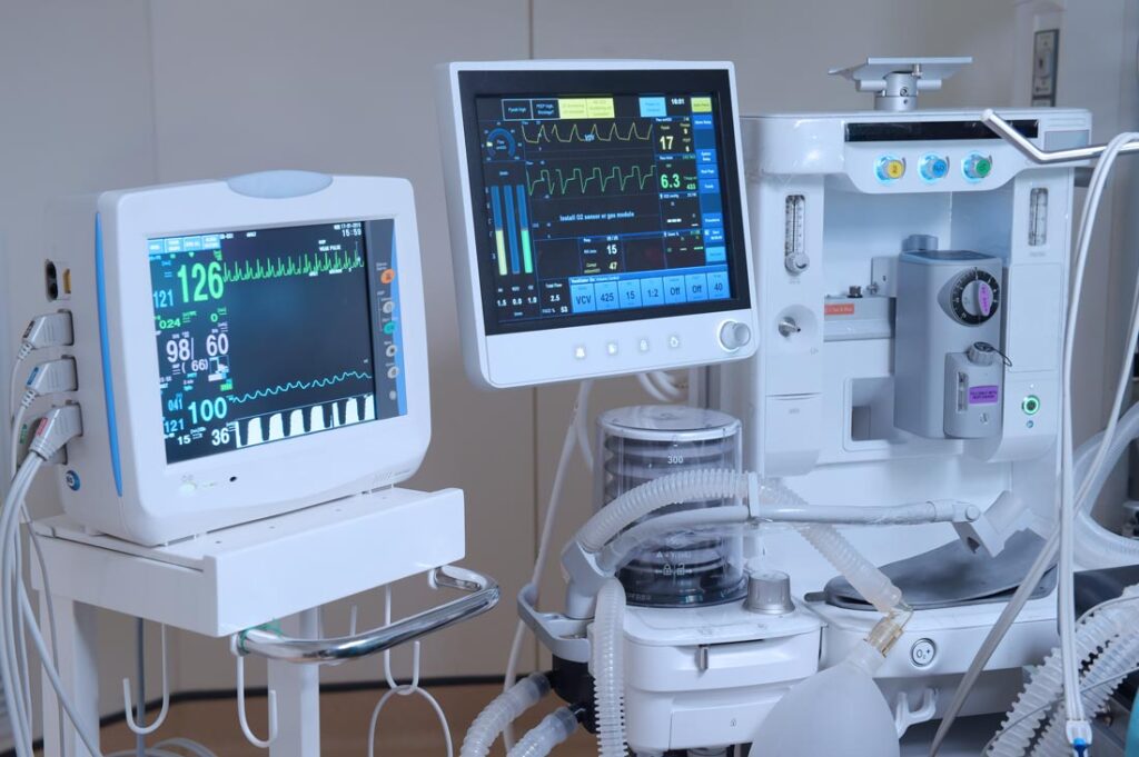 Medical devices in an operating room
