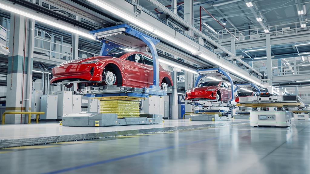 A car assembly line